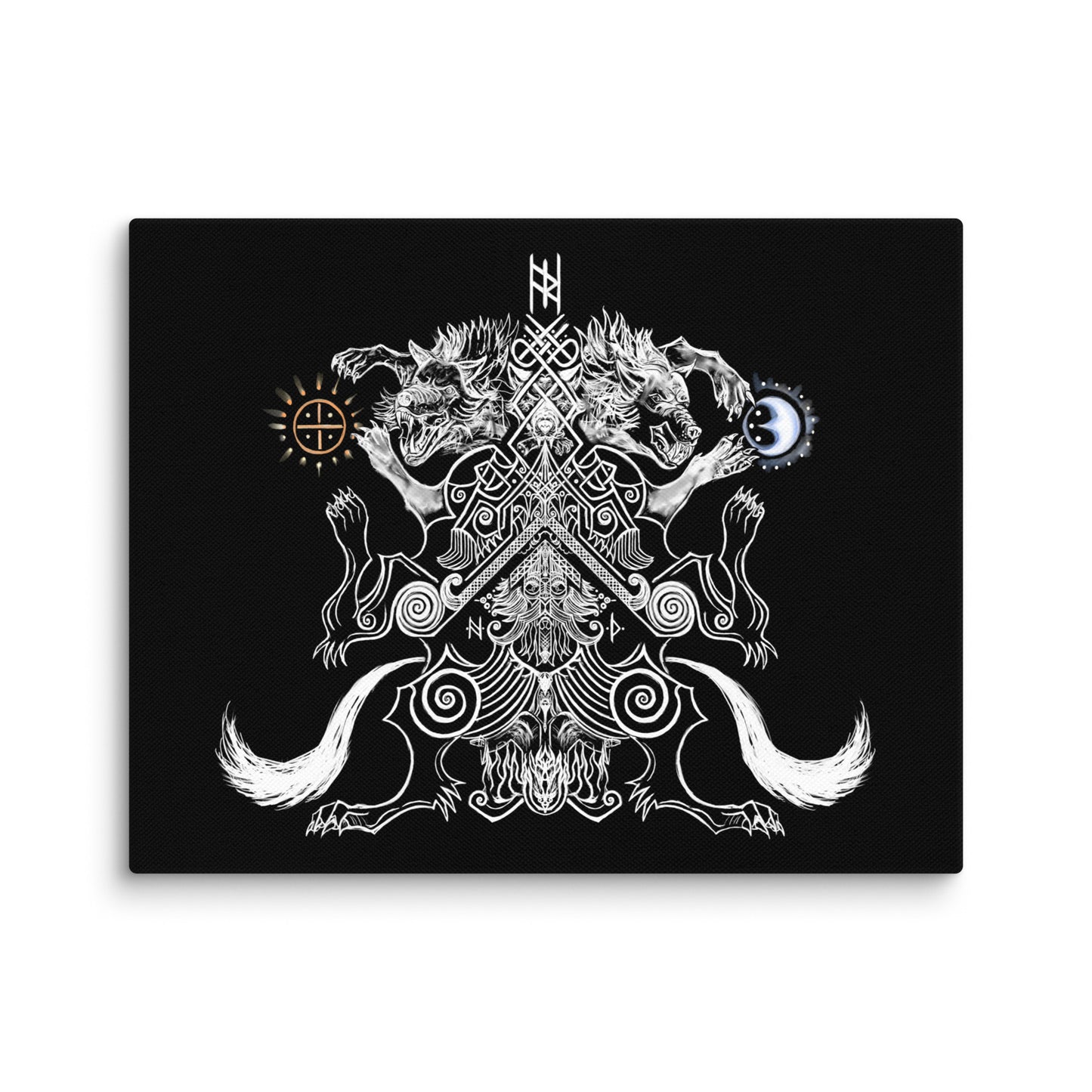 Sköll and Hati Canvas
